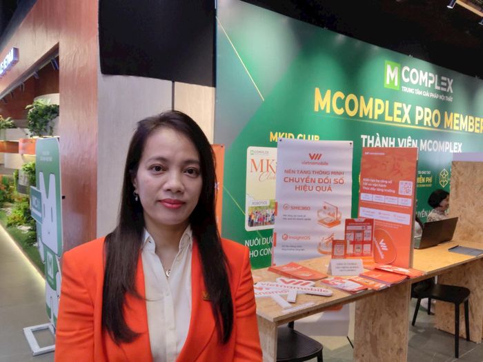 Bà Nguyễn Hiền Phương, Tổng Giám đốc Công ty Cổ phần Di động Vietnamobile. Ảnh: Khắc Kiên