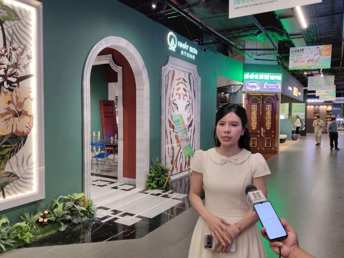Bà Đỗ Thu Thảo Nguyên, Phó Tổng Giám đốc Công ty Bất động sản Vạn Điền Housing. Ảnh: Khắc Kiên