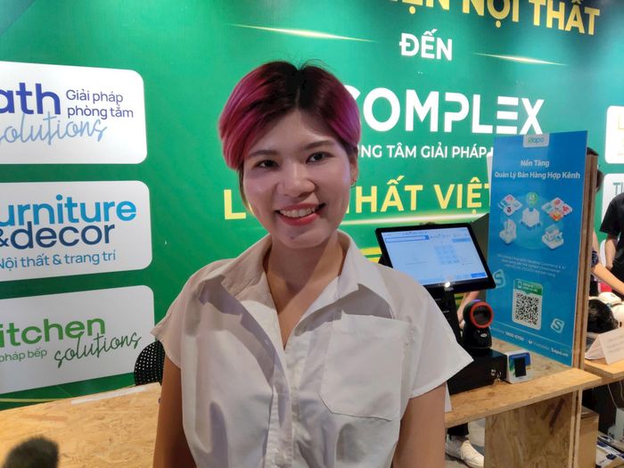Bà Nguyễn Hoàng Thảo, Phó Giám đốc Tăng trưởng Công ty Cổ phần Công nghệ Sapo. Ảnh: Khắc Kiên