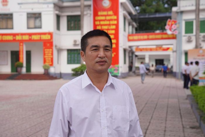 Ông Nguyễn Hữu Phan, Bí thư Chi bộ, Trưởng thôn Lỗ Giao, xã Thư Lâm. Ảnh: Đình Hiệp