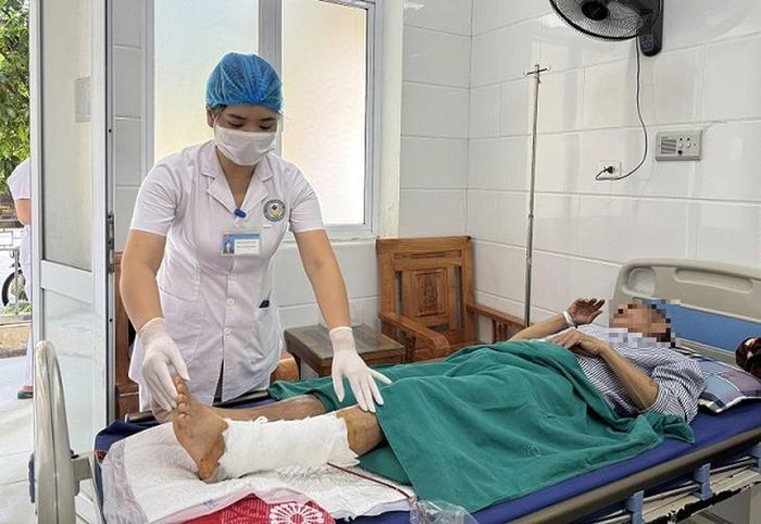 Hiện sức khỏe bệnh nhân đã ổn định, tiếp tục được theo dõi, chăm sóc tại viện. Ảnh: BVCC.