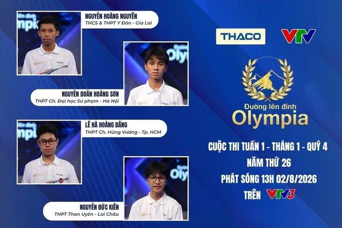 Ảnh: Fanpage Đường lên đỉnh Olympia