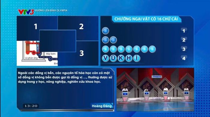 Từ khóa "Năng lượng hạt nhân" giúp Hoàng Đăng vươn lên dẫn đầu đoàn leo núi với Hoàng Sơn