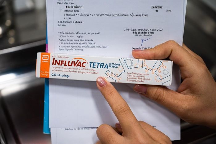  Vaccine cúm mùa. Ảnh: Đinh Hà. 