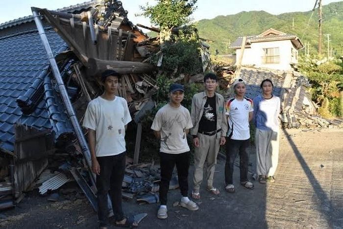  Mainichi đăng ảnh, đưa tin về hành động cứu người của những người Việt ở Nhật Bản. Ảnh: Chie Yamashita/Mainichi Shimbun. 