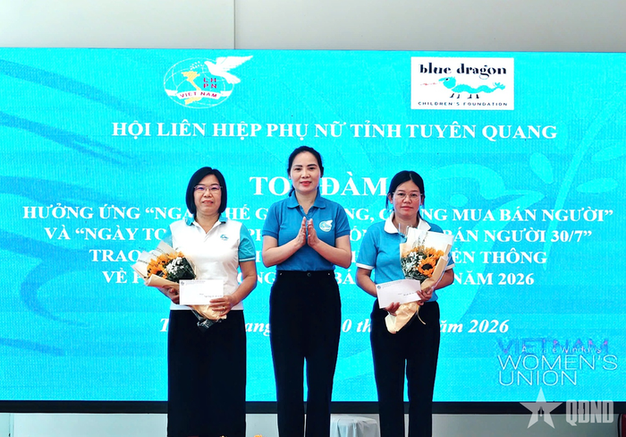  Các hoạt động truyền thông do Hội Liên hiệp Phụ nữ tỉnh Tuyên Quang tổ chức góp phần nâng cao nhận thức, xây dựng "lá chắn" phòng, chống mua bán người ngay từ cơ sở. 