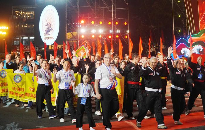 Phái đoàn võ thuật thế giới tại lễ khai mạc