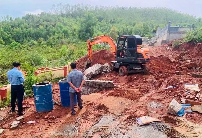 Xã Quỳnh Lưu sẽ tiếp tục hoàn thiện hồ sơ để xử lý vụ việc theo quy định. Ảnh: Thanh Toàn