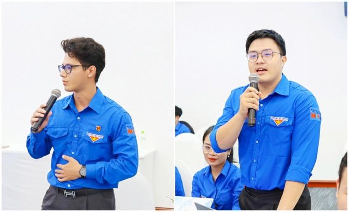 Đoàn viên thanh niên PTSC M&amp;C chia sẻ ý tưởng, đề xuất sáng kiến nhằm đổi mới hoạt động của Đoàn Thanh niên Công ty trong thời gian tới.