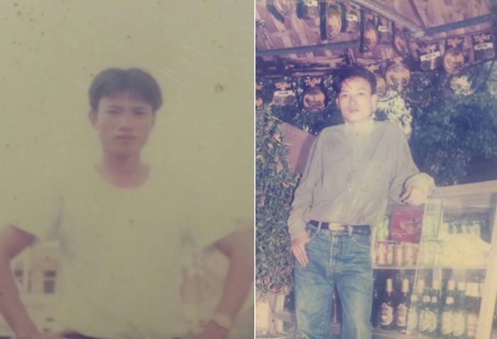 Hình ảnh anh Tiến trước khi mất liên lạc hoàn toàn với gia đình
