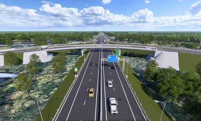 Phối cảnh tuyến Vành đai 4 TPHCM. Ảnh: Sở Xây dựng