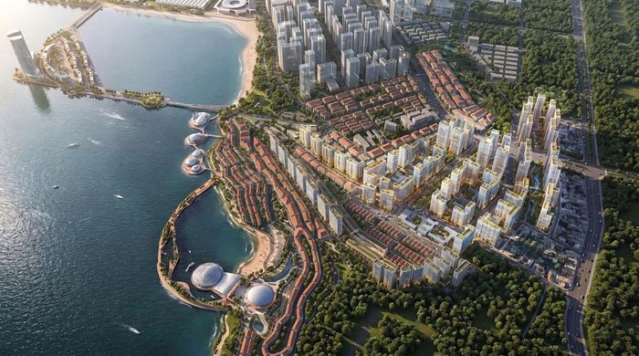 Phối cảnh trên cao dự án nhà ở xã hội Khu đô thị An Thới