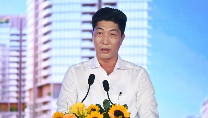 Ông Nguyễn Lê Quốc Toàn, Phó Chủ tịch UBND đặc khu Phú Quốc phát biểu tại lễ khởi động.