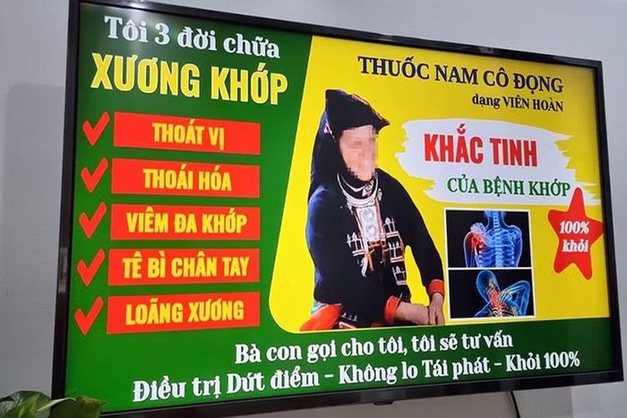 Những quảng cáo thổi phồng công dụng của thuốc nam xuất hiện ngày càng phổ biến. Ảnh: Internet
