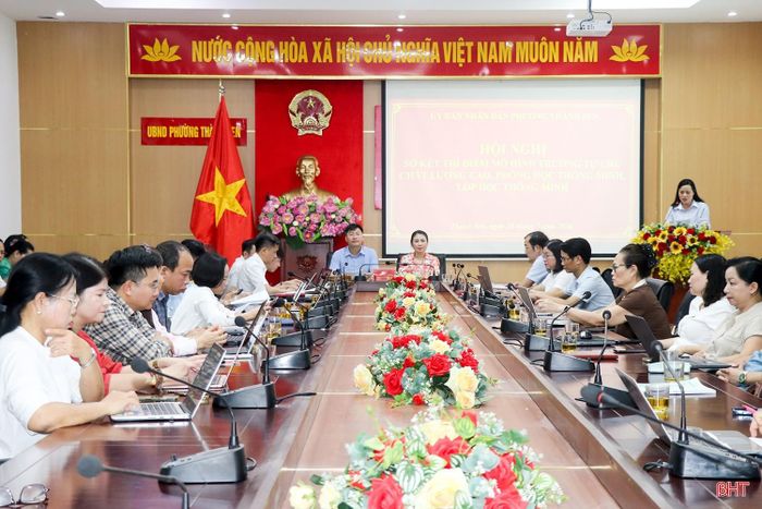 Ngày 20/7, phường Thành Sen tổ chức hội nghị đánh giá các mô hình giáo dục.