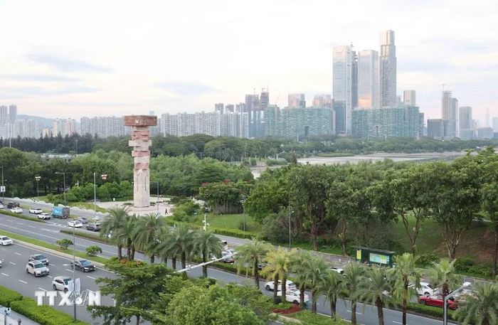 Thâm Quyến là một thành phố trẻ trung, sôi động và đầy sức sống. (Ảnh: Công Tuyên/TTXVN)