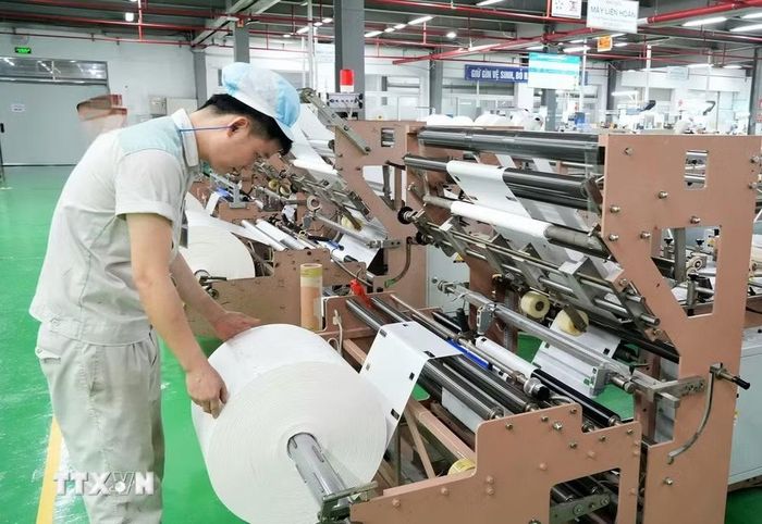 Doanh nghiệp hoạt động tại Bắc Ninh được hỗ trợ đẩy mạnh chuyển đổi số trong sản xuất. (Ảnh: Đồng Thúy/TTXVN)