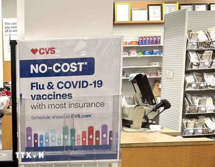 Một điểm tiêm vaccine phòng cúm ở trung tâm thủ đô Washington DC. (Ảnh: Ngọc Quang/TTXVN)