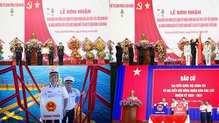Lễ đón nhận danh hiệu Anh hùng LLVTND của Tiểu đoàn DK1 lần thứ 2, Huân chương Bảo vệ Tổ quốc hạng Nhất của Vùng và bầu cử Đại biểu Quốc hội, đại biểu Hội đồng Nhân dân các cấp nhiệm kỳ 2026 - 2031.