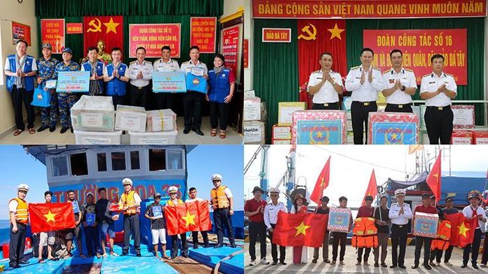 Công tác tuyên truyền biển đảo và đưa đoàn đi thăm Quần đảo Trường Sa, Nhà giàn DK1 của Vùng 2 Hải quân.