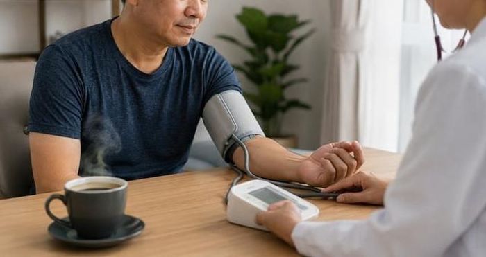 Người tăng huyết áp vẫn có thể uống 1-2 ly cà phê mỗi ngày nếu bệnh được kiểm soát tốt. Ảnh minh họa.
