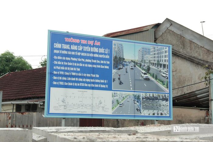 Dự án đi qua 2 phường, trong đó đoạn qua khu vực phường Thành Sen dài khoảng 3,5 km; qua phường Trần Phú khoảng hơn 500 m. Đây là trục giao thông “xương sống” của khu vực đô thị trung tâm Hà Tĩnh, giữ vai trò kết nối các khu dân cư, trung tâm hành chính, thương mại, dịch vụ, đồng thời là tuyến huyết mạch Bắc - Nam với lưu lượng phương tiện qua lại lớn mỗi ngày.