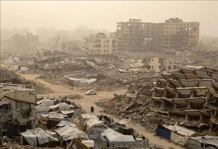 Quang cảnh tại thành phố Gaza. Ảnh: THX/TTXVN