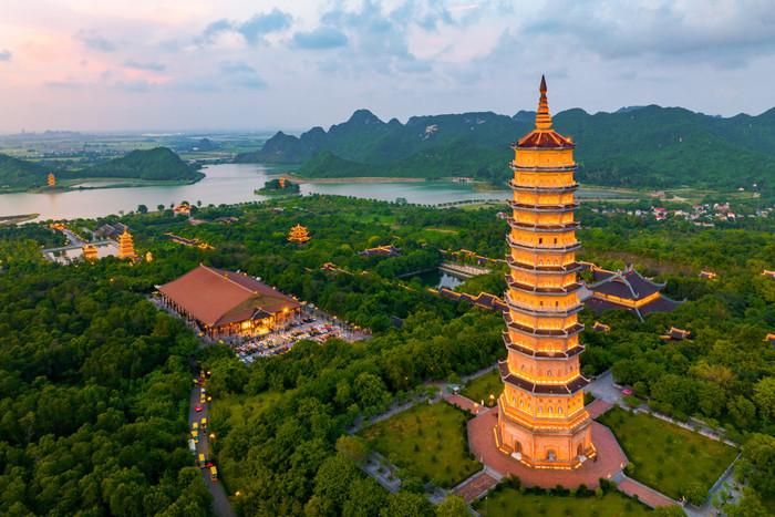 Cảnh đẹp chùa Bái Đính. Ảnh: báo Chính Phủ