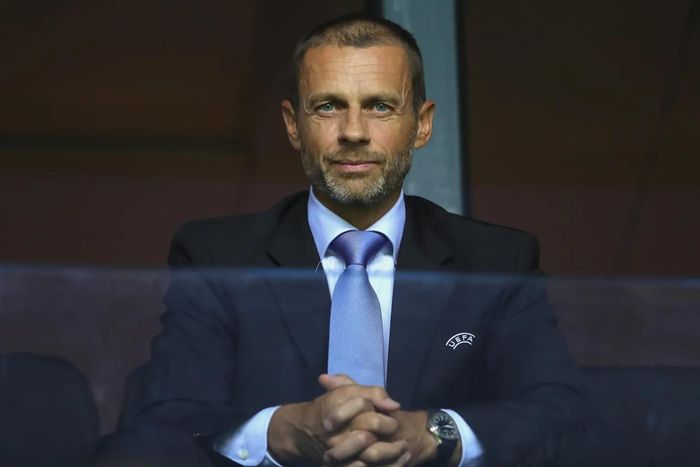 Giám đốc điều hành UEFA, Alexander Ceferin, là một trong những người được ủng hộ sẽ tranh cử chống lại ông trong cuộc bầu cử năm 2027. Ảnh: Getty