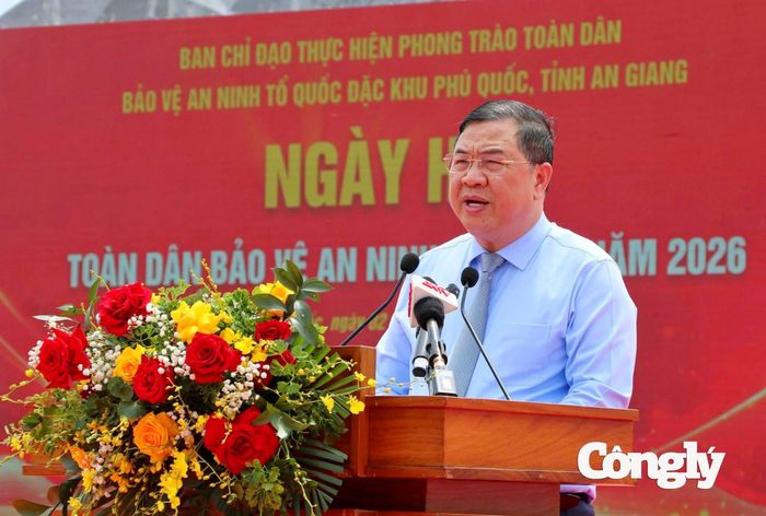 Ủy viên Bộ Chính trị, Phó Thủ tướng Thường trực Chính phủ Phạm Gia Túc phát biểu tại Ngày hội