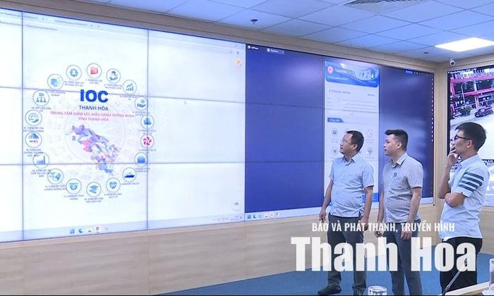 Trung tâm Công nghệ thông tin và Truyền thông giám sát quá trình vận hành của app ThanhHoa.