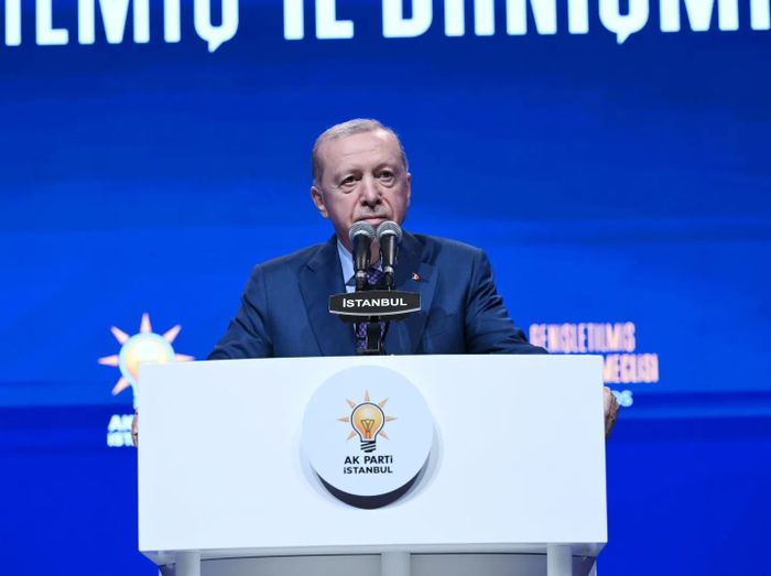 Tổng thống Thổ Nhĩ Kỳ Recep Tayyip Erdogan mô tả chủ nghĩa khủng bố là một gánh nặng đã gây thiệt hại cho đất nước hơn 2.300 tỷ USD trong bốn thập kỷ qua. Ảnh: Trt.