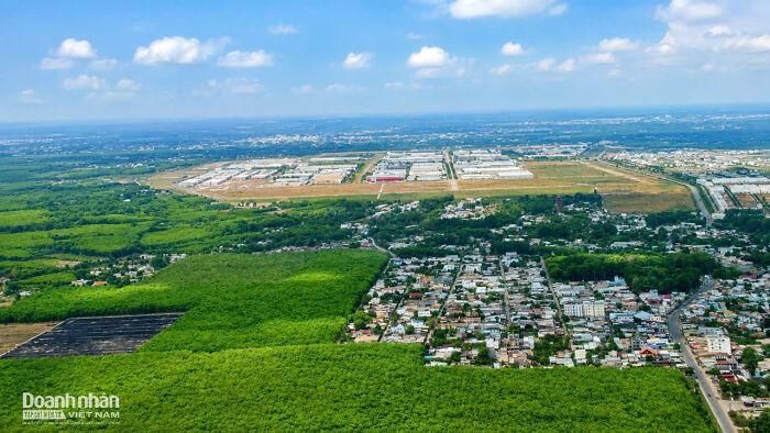 Khu vực cạnh sân bay Long Thành được quy hoạch để trở thành các "siêu" đô thị, tạo động lực tăng trưởng.