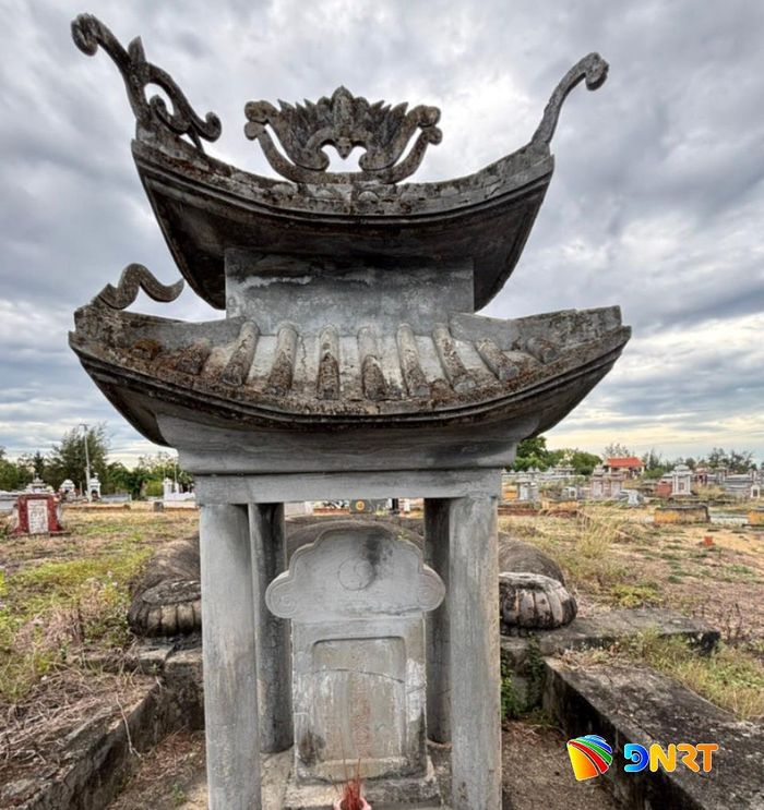 Mộ của cụ Nguyễn Tấn Đại Lang - tiền hiền làng An Lương. Ảnh: L.A.R
