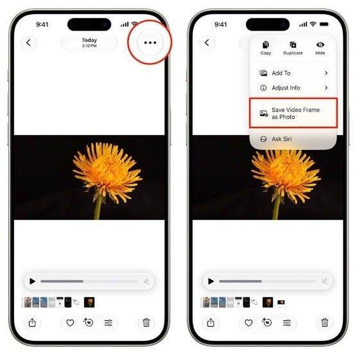 Tính năng Lưu khung hình video thành ảnh được ra mắt trên iOS 27.