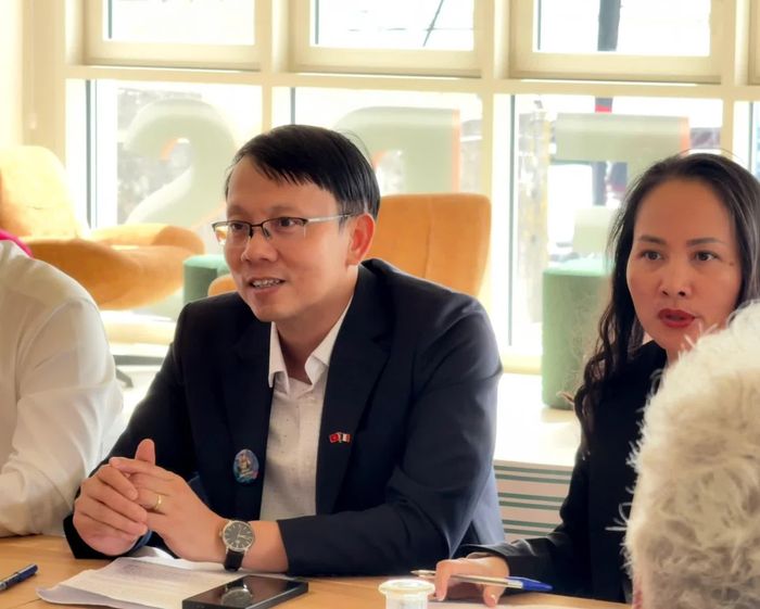 Phó Chủ tịch UBND tỉnh Nguyễn Thanh Hà phát biểu tại buổi làm việc. 