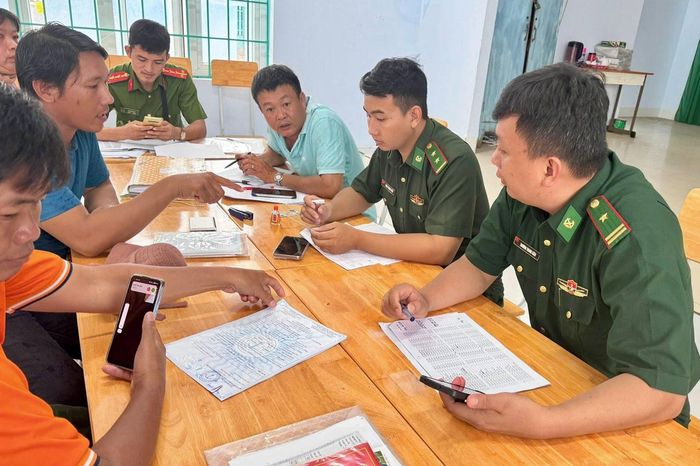 Biên phòng Lâm Đồng tiến hành rà soát các điều kiện của phương tiện đánh bắt hải sản xa bờ