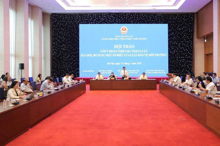 Hội thảo "Góp ý hoàn thiện dự thảo Luật sửa đổi, bổ sung một số điều của Luật Bảo vệ môi trường” diễn ra chiều 31/7 tại Hà Nội.