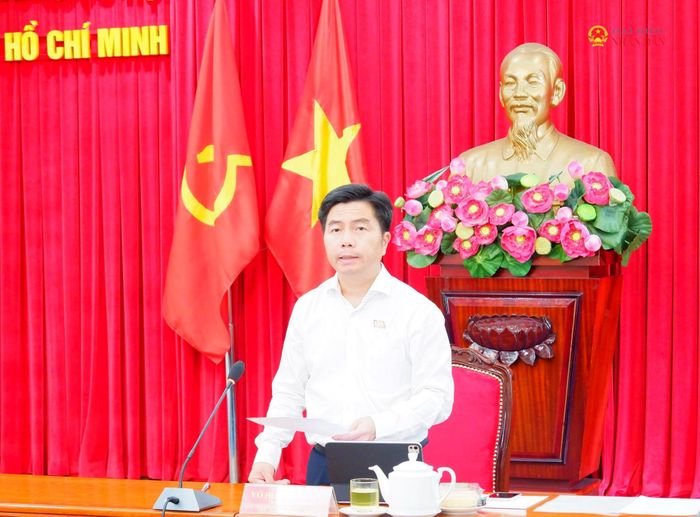 Phó Trưởng đoàn chuyên trách Đoàn ĐBQH TP. Hồ Chí Minh Võ Hoàng Ngân. Ảnh: Hoa Lê