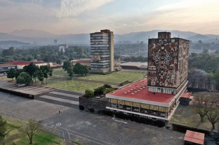 Đại học Tự trị Quốc gia Mexico (UNAM) là trường đại học công lập lớn nhất, có uy tín hàng đầu của Mexico. Ảnh: Khuôn viên chính của UNAM