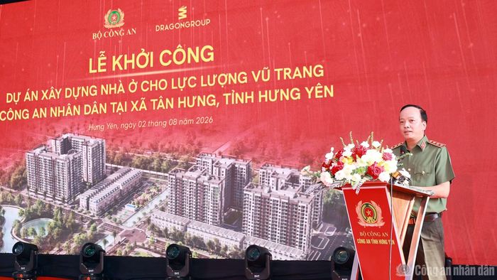 Thứ trưởng Đặng Hồng Đức khẳng định, đây là công trình có ý nghĩa xã hội đặc biệt, cụ thể hóa chủ trương của Đảng, Nhà nước, Bộ Công an và tỉnh Hưng Yên.