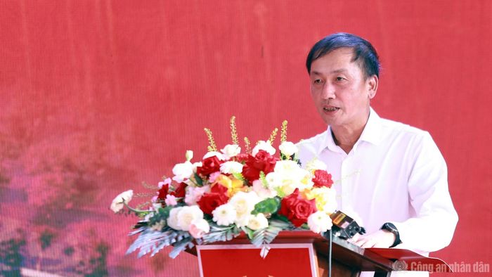 Đại diện lãnh đạo tỉnh Hưng Yên phát biểu tại Lễ khởi công.