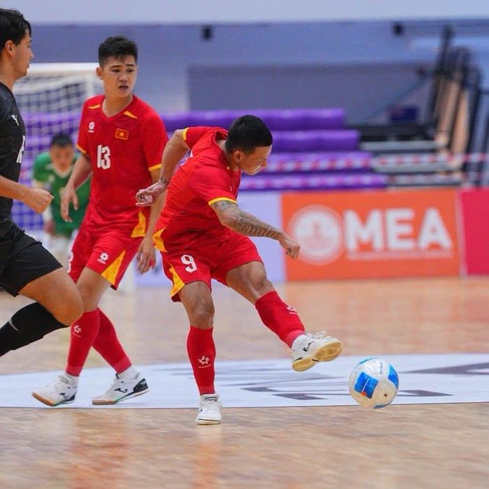 Trần Thái Huy ấn định chiến thắng 4-1 cho đội tuyển futsal Việt Nam