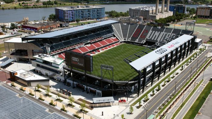 Sân vận động Audi Field. Ảnh: Skylines Scenes.