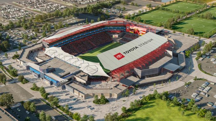 Sân vận động Toyota Stadium (Mỹ). Ảnh: Toyota Stadium