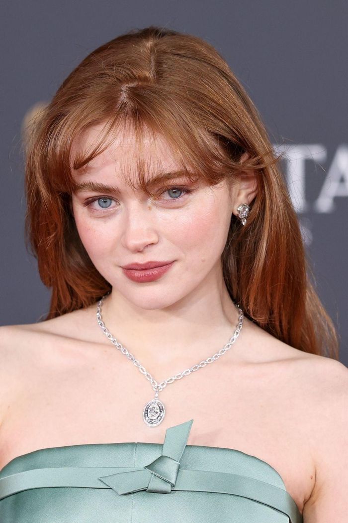Sở hữu vẻ đẹp mang đậm nét cổ điển nhưng vẫn trẻ trung, Sadie Sink luôn nổi bật mỗi khi xuất hiện trên thảm đỏ. Mái tóc đỏ tự nhiên kết hợp cùng những đường nét thanh tú giúp nữ diễn viên tạo dấu ấn riêng giữa dàn sao trẻ cùng thế hệ. 