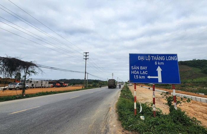 Tuyến đường hoàn thành sẽ góp phần thúc đẩy phát triển kinh tế - xã hội phía Tây Thủ đô.
