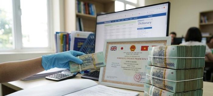 Thành thạo 1 trong 23 ngoại ngữ hiếm, công chức được hỗ trợ 300% lương. Ảnh minh họa bởi AI