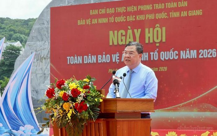 Phó Thủ tướng Thường trực Phạm Gia Túc phát biểu tại Ngày hội. Ảnh: VGP/Phương Nguyên