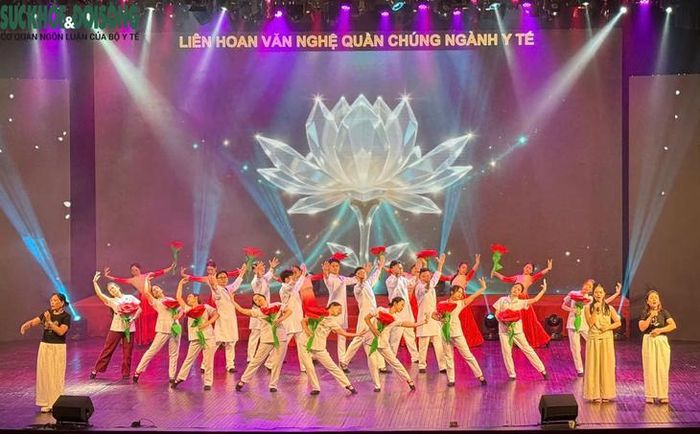 Liên hoan Văn nghệ quần chúng ngành Y tế lần thứ V năm 2026. Ảnh: SKĐS